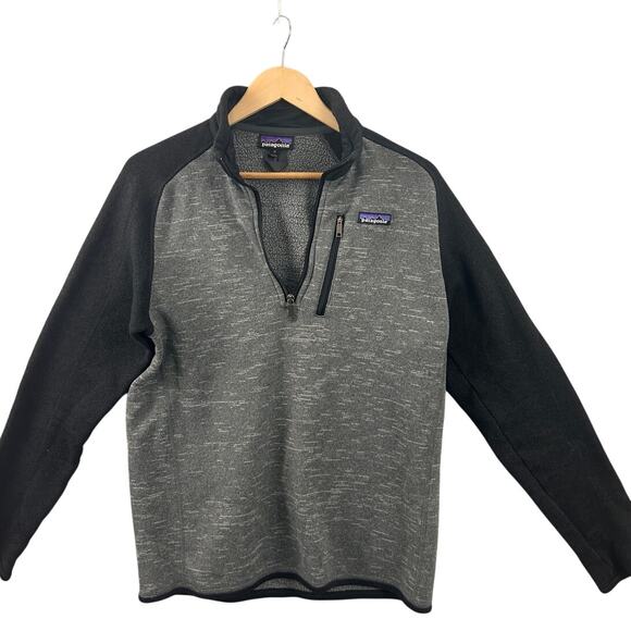 Patagonia Other - Patagonia Men’s M Better Sweater 1/4 Zip Gray Fleece Pullover